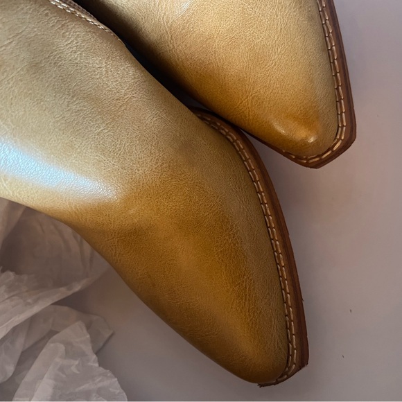 Tall Western Boots Sand - Picture 7 of 9